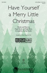 Have Yourself a Merry Little Christmas Three-Part Mixed choral sheet music cover